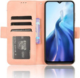 Klopové pouzdro pro Realme Note 70T 4G, Card Slot, růžové