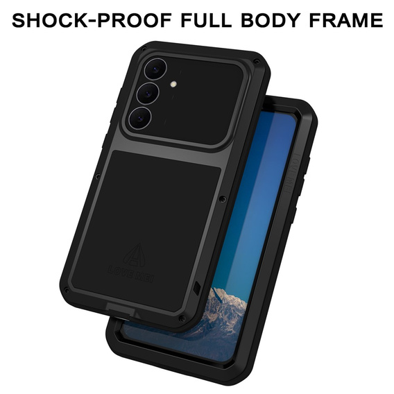 Pevné pouzdro s tvrzeným sklem pro Samsung Galaxy S25 FE