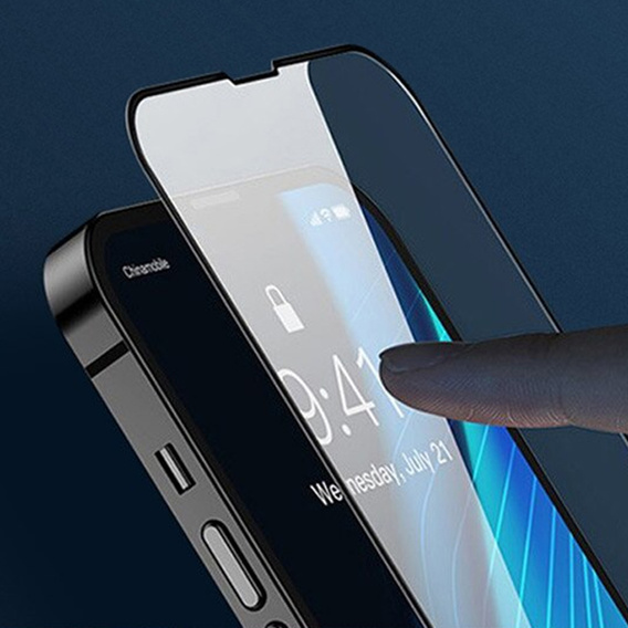 3D tvrzené sklo pro iPhone 14 Plus, černé