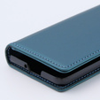 Pouzdro pro Samsung Galaxy Z Fold 5 5G, ERBORD Glossy Litchi, flipová peněženka, zelené
