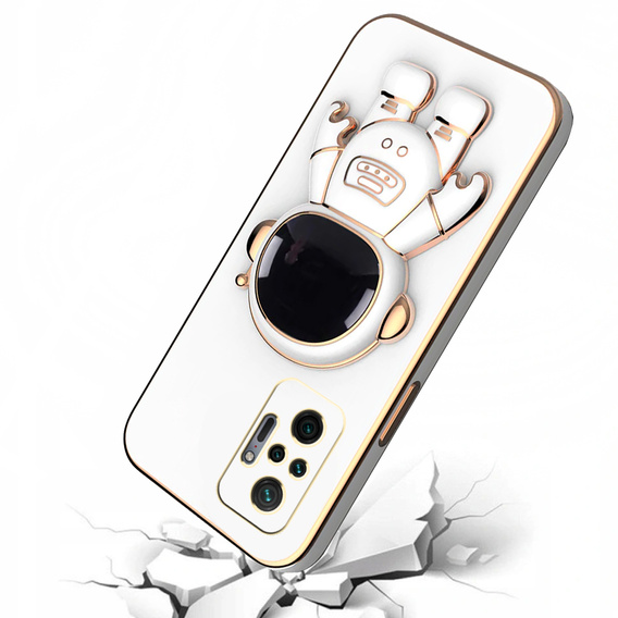 Pouzdro pro Xiaomi Redmi Note 10 Pro, Astronaut, bílé