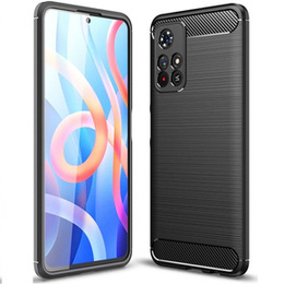 Pouzdro pro Xiaomi Poco M4 Pro 5G / Redmi Note 11S 5G, Carbon, černé
