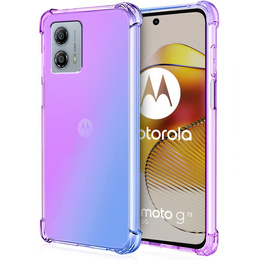 Pouzdro pro Motorola Moto G73 5G, Gradient Dropproof, Fialová / modrá