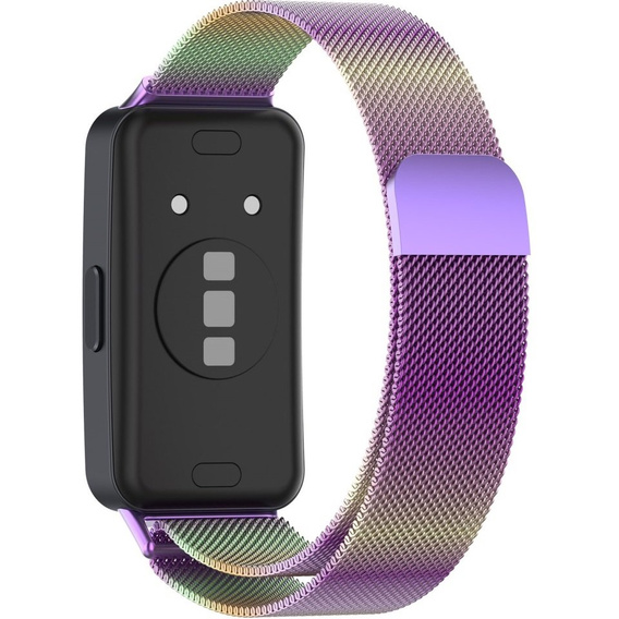 Bransoleta Milanese do Huawei Band 8, Wielokolorowa