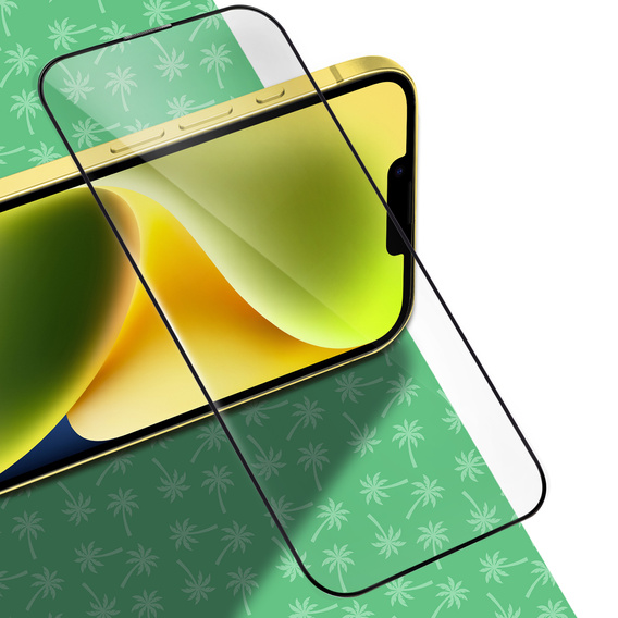 Tvrzené sklo 5D Full Glue Smart Palm pro iPhone 14