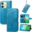 Klopové pouzdro pro Oppo A5 Pro 5G, Butterfly, modré