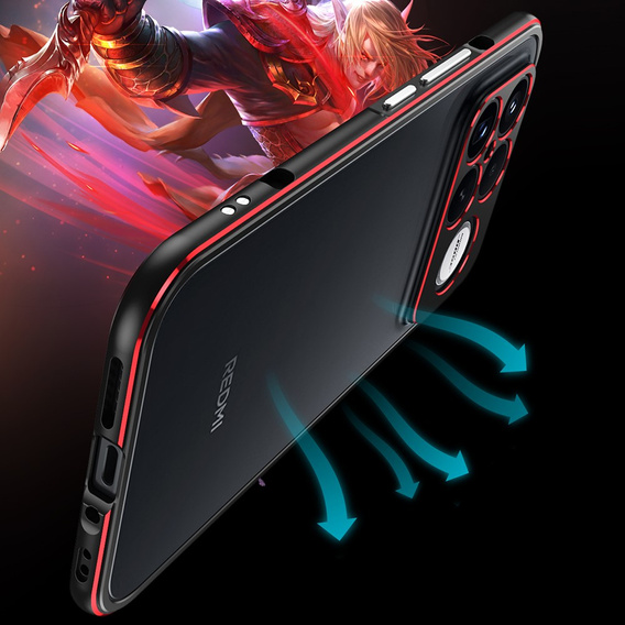 Kovové pouzdro bumper pro Xiaomi Poco F8 Ultra