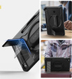 Pancéřové pouzdro pro Samsung Galaxy Tab S10 Lite / S10 FE / S9 FE / Tab S9, Dexnor Full Body, černé