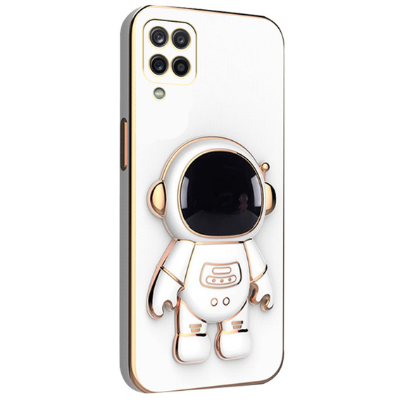 Pouzdro pro Samsung Galaxy A12 / M12 / A12 2021, Astronaut, bílé