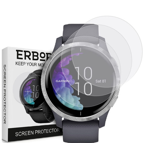 3x ERBORD Hydrogelová fólie pro Garmin Venu