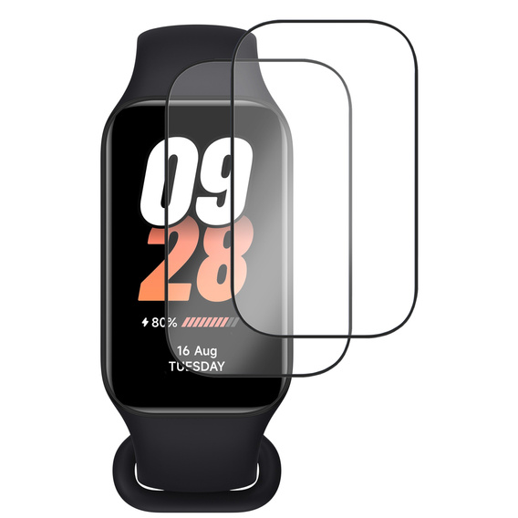 2x hybridní sklo ERBORD pro Xiaomi Smart Mi Band 8 Active