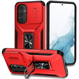 Pancéřové pouzdro pro Samsung Galaxy A54 5G, pancéřový kroužek Slide Ring, červené