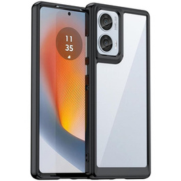 Pouzdro pro Motorola Edge 50 Fusion 5G, Fusion Hybrid, transparentní / černé