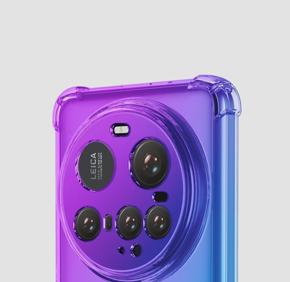 Pouzdro pro Xiaomi 15 Ultra, Gradient Dropproof, Fialová / modrá