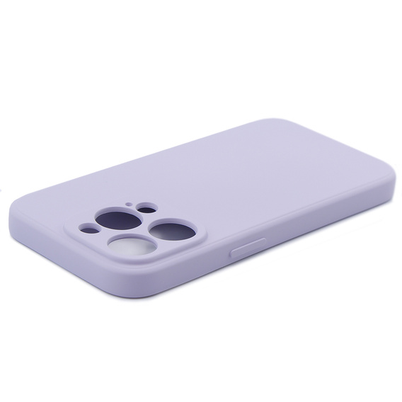 Pouzdro pro iPhone 15 Pro, Silicone Lite, fialové