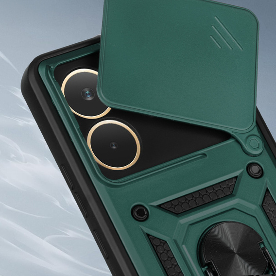 Pouzdro pro Oppo A5 Pro 5G, CamShield Slide, zelené