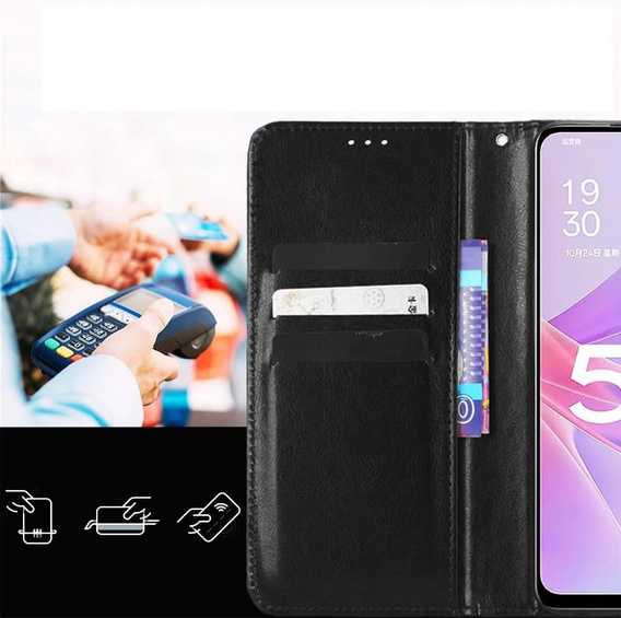 Pouzdro s klopou Crazy Horse Wallet pro OnePlus 15R