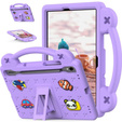 Dětské pouzdro pro Samsung Galaxy Tab S7/S8/S9, Cute Patterns, se stojánkem, fialové