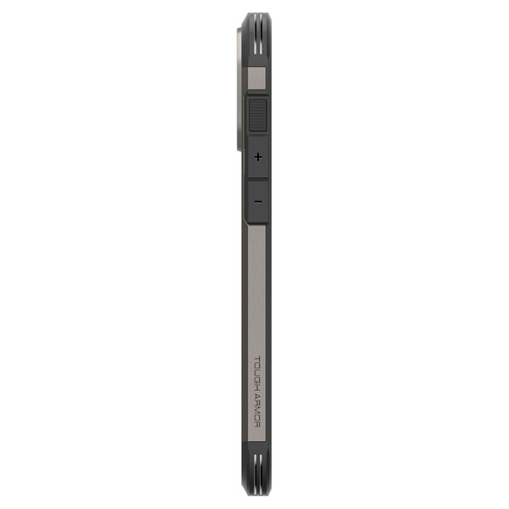 Pouzdro Spigen pro iPhone 16 Pro Max, Tough Armor Mag MagSafe, šedé + 9H tvrzené sklo