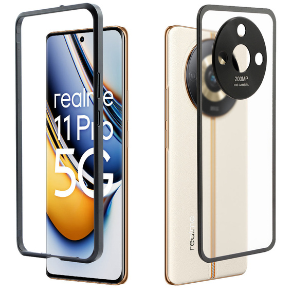 Pouzdro pro Realme 11 Pro 5G / Pro+ 5G, Frame Case, černé