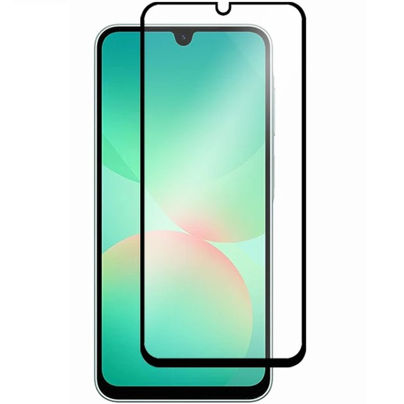 3D tvrzené sklo pro Samsung Galaxy A26, černý rámeček
