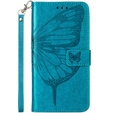Klopové pouzdro pro Realme 12 Pro 5G, Butterfly, modré