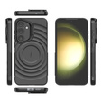 Pouzdro pro Samsung Galaxy S25+ Plus, Ripple Kickstand, pro MagSafe, černé