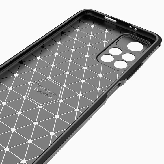 Pouzdro pro Xiaomi Poco M4 Pro 5G / Redmi Note 11S 5G, Carbon, černé