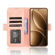 Klopové pouzdro pro Xiaomi Poco F7 Pro, Card Slot, růžové