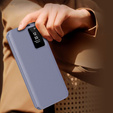 Flipové pouzdro pro Samsung Galaxy S25 Edge, Smart View Wallet, fialové