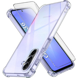 Pouzdro pro Samsung Galaxy A36, Erbord Dropproof, průhledné + sklo