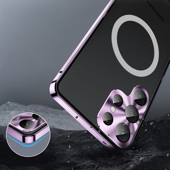 Ochranné pouzdro na fotoaparát pro Samsung Galaxy S25 Ultra, CamShield MagSafe, fialové