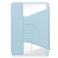 Pouzdro s klávesnicí pro iPad Pro 11" 2024 (5 gen.), Rotary 360° Leather, světle modré