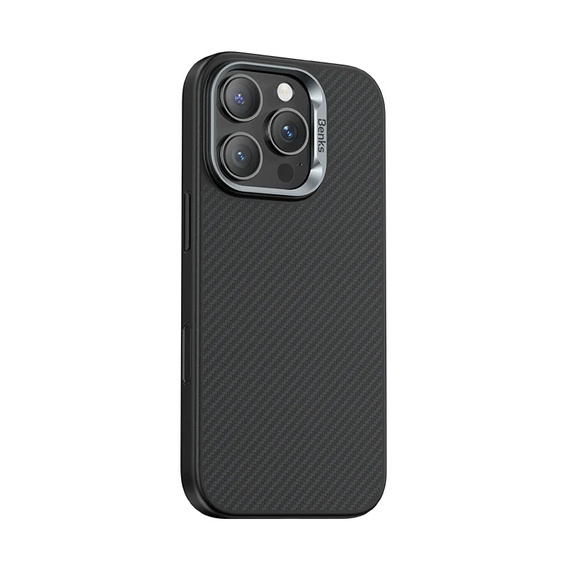 BENKS Kevlar Armor PRO Carbon Fiber 600D D065 pouzdro pro MagSafe pro iPhone 16 Pro