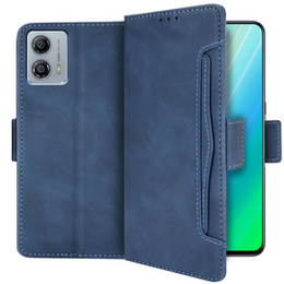 Klopové pouzdro pro Motorola Moto G53 5G, Card Slot, modrý
