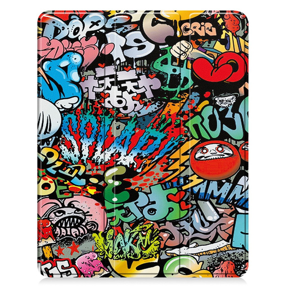 Pouzdro pro iPad Pro 13" 2024 (7 gen.), Smartcase, graffiti
