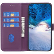 Klopové pouzdro pro Samsung Galaxy A55 5G,BINFEN Wallet, fialové