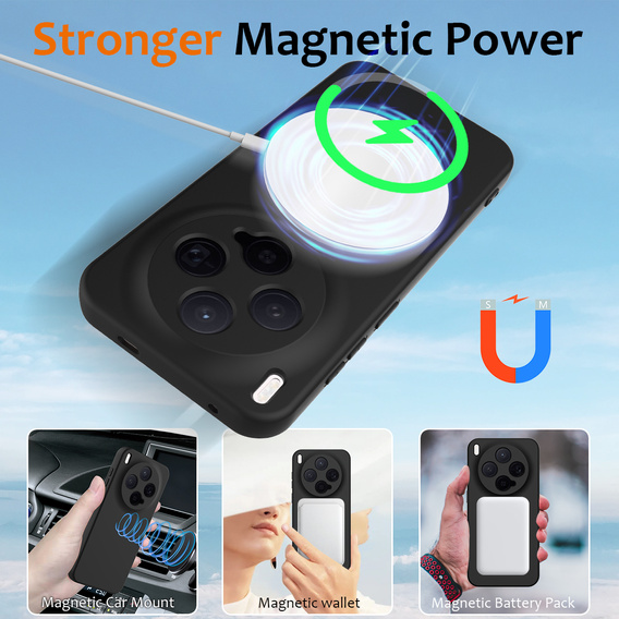 Silikonové pouzdro Lite pro MagSafe pro Vivo X300