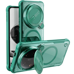 Pouzdro pro Xiaomi 14 Ultra, pancéřované Nillkin, Icelade Prop, pro Magsafe, zelené