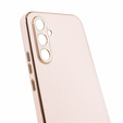 Pouzdro pro Samsung Galaxy A15, Glamour CamShield, růžová + 9H sklo