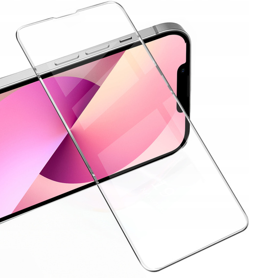 2x tvrzené sklo pro iPhone 13 Mini, ERBORD 9H Hard Glass na displeji