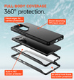 Pouzdro pro Samsung Galaxy S24 Ultra, Suritch Full Body pro MagSafe, černé