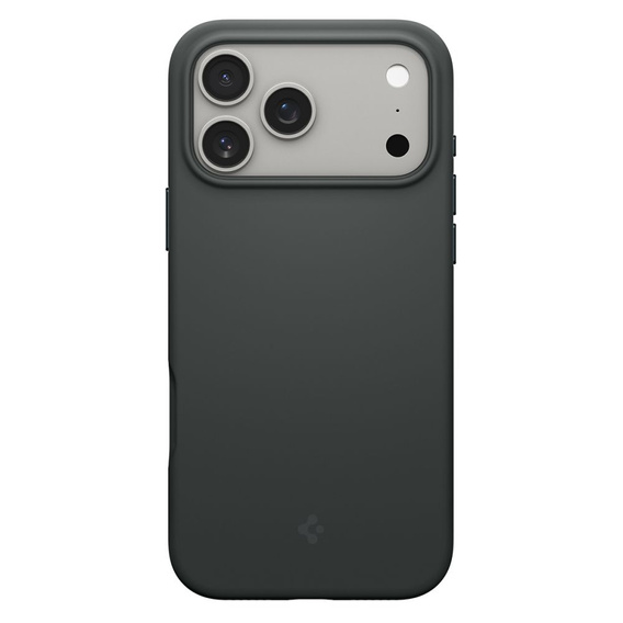 Spigen pouzdro pro iPhone 17 Pro, Silicone Fit MagSafe, Abyss Green