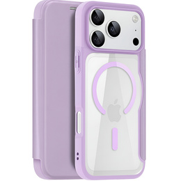 Dux Ducis pouzdro pro iPhone 17 Pro Max, Skin X Pro, s klopou, pro MagSafe, fialové