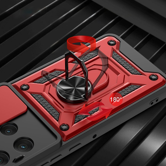 Pouzdro pro Motorola Moto G86 5G, CamShield Slide, červené