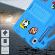 Dětské pouzdro pro Samsung Galaxy Tab A7 Lite 8.7 T220/T225, Cute Patterns, se stojánkem, modré