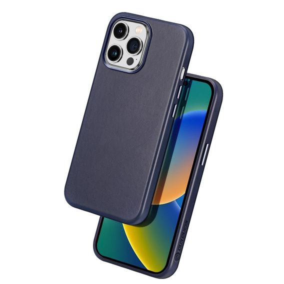 Pouzdro pro iPhone 14 Pro, Dux Ducis Max Naples, modré