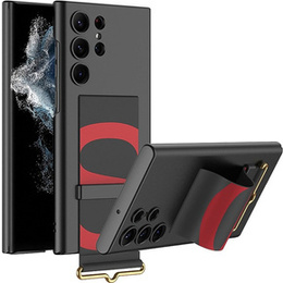 Pouzdro pro Samsung Galaxy S23 Ultra, GKK Strap Case, černé