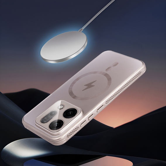 Pouzdro pro Oppo Reno 14, pro MagSafe, s ochranou fotoaparátu, zlaté