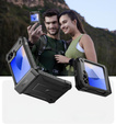 Pancéřové pouzdro pro Samsung Galaxy Z Flip7 FE / Z Flip6, Dexnor Clip Holder, černé